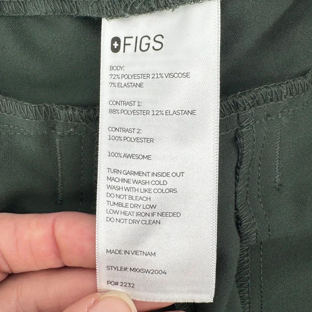 FIGS Tansen Jogger Scrub Pants Dark Green Mens XL MXXSW2004 Technical Collection